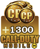 1300 سی پی کالاف دیوتی موبایل