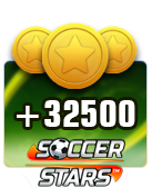 خرید 32500 کوین ساکر استارز