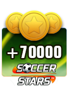 خرید 70000 کوین ساکر استارز