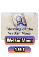 پک ماهانه Welkin Moon گنشین ایمپکت با ایدی