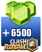 خرید 6500 جم کلش رویال