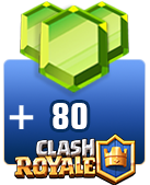 خرید 80 جم کلش رویال