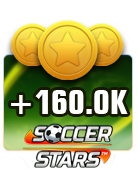 خرید 160000 کوین ساکر استارز